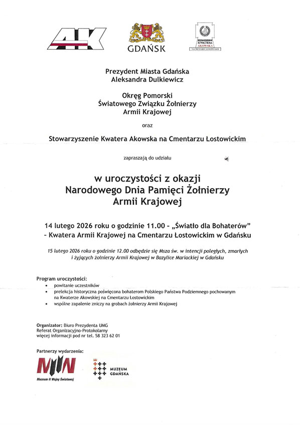 narodowy dzie� pami�ci �o�nierzy armii krajowej - �wiat�o dla bohater�w