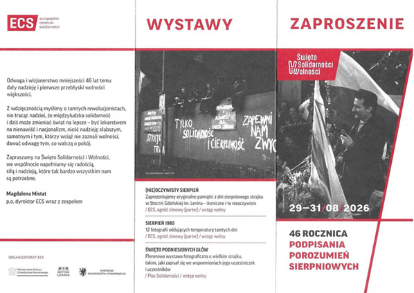 46 rocznica podpisania porozumie� sierpniowych